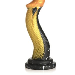 Golden Snake Silicone Dildo Toy